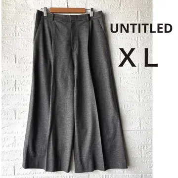[ 새상품급 ] UNTITLED 언타이틀 울100% 와이드 팬츠