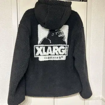 XLARGE 플리스 자켓 블랙