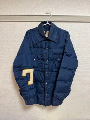 브라운 택 THE NORTH FACE 네이비 셔츠 다운 자켓 L