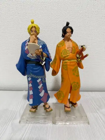 원피스 에이스와 사보 기모노 피규어