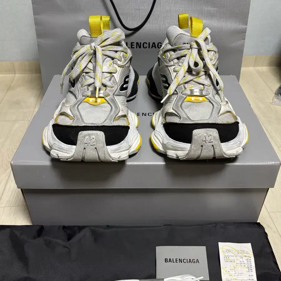 靴 Balenciaga cargo 42 BALENCIAGA | 발렌시아가 [42] Balenciaga Cargo Sneakers Yellow