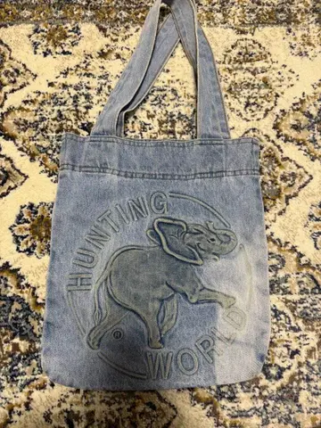 HUNTING WORLD 데님 토트백 unisex