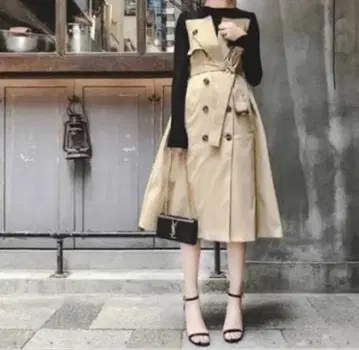 트렌치풍 원피스