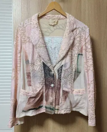 인포트 로사 레이스 자켓 핑크 44