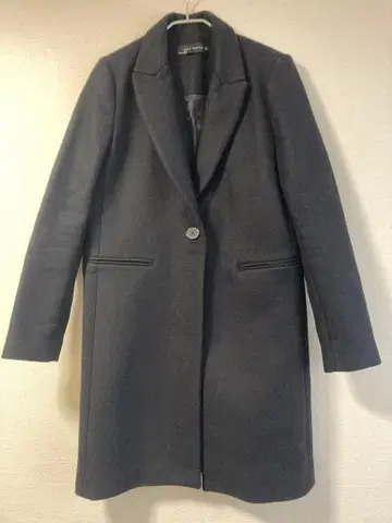 ZARA WOMAN 자라 아우터 체스터 코트 블랙