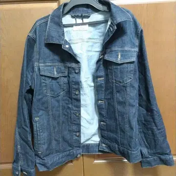 CONFIRM 데님 자켓 LARGE 다크 블루