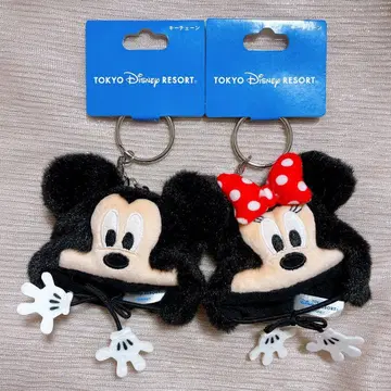 디즈니 리조트 미키 미니 팬캡 키체인