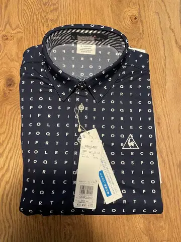 미사용 네이비 긴팔 셔츠 L QGMQJB07