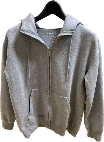 three dots 쓰리 dots 더블 지퍼 풀 집업 후드티 S