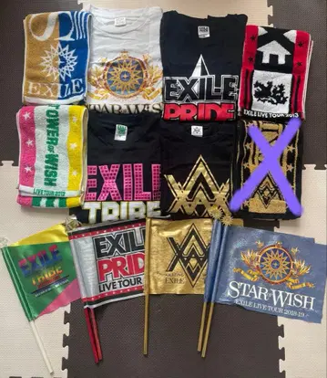 EXILE LIVE 굿즈 티셔츠 타월 플래그