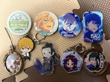 캔 배지 러버 키링