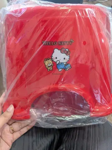 [ 새상품 ] 헬로키티 욕실 의자 욕실 세트 3종 세트