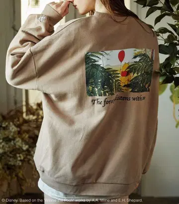 주에미 곰돌이 푸 맨투맨