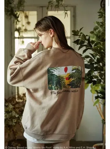 주에미 Juemi 곰돌이 푸 맨투맨