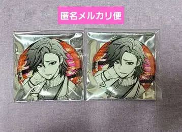 92 [오이란자카 쿄야] 프리미엄샵 복숭아 도겐안키 글리터 캔뱃지 세트