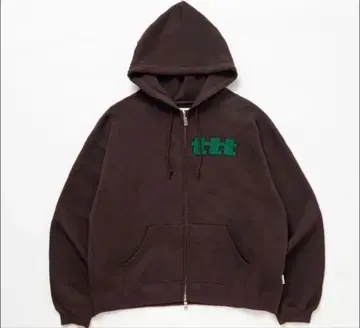 TTTMSW 브라운 지퍼 후드티 L 사이즈