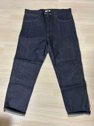 UNIQLO U 셀비지 청바지 34인치 단종 모델