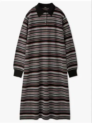 미라 오웬 폴로 니트 롱 스트레이트 원피스