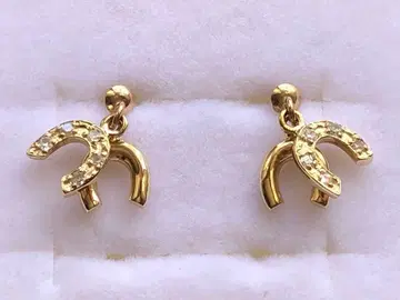 K14 YG 다이아몬드 귀걸이