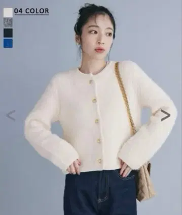 [ MAAYA DESIGN ] 니트 자켓 아이보리