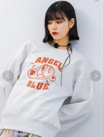 ANGEL BLUE x SOP 루즈 맨투맨