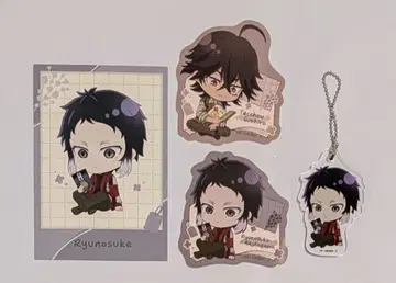 문호 스트레이독스 아쿠타가와/텟쵸 스티커 아크릴 키링 폴라로이드풍 카드