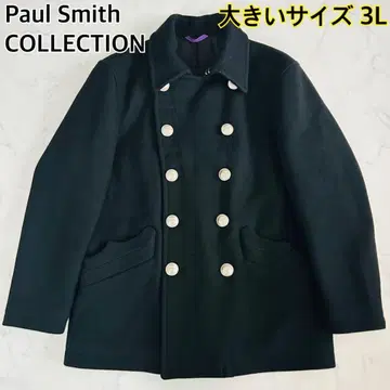 [컨디션 최상 레어 사이즈 3L] 폴스미스 컬렉션 피코트 나폴레옹 블랙