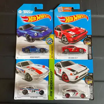 Hot Wheels HONDA.NISSAN.DATSUN 4대 세트
