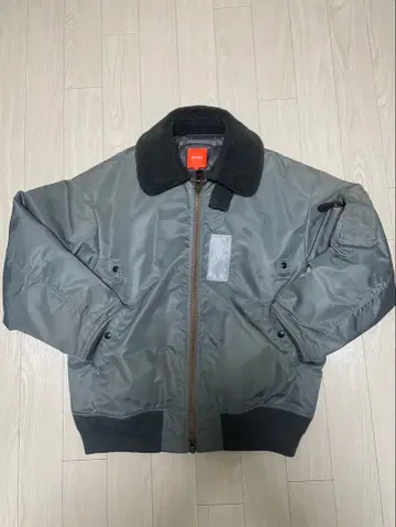 BEAMS 빅 페이드 밀리터리 블루종