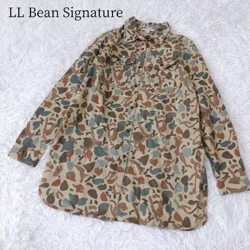 [ LL Bean Signature ] 카모플라쥬 올 패턴 긴팔 셔츠