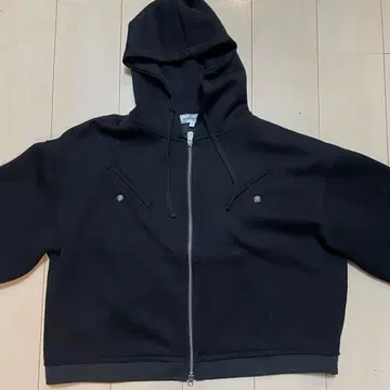 ROSEN KREUZ 더블 지퍼 후디 블랙