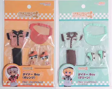 넨도로이드돌 의상 세트 다이너 보이 오렌지 & 그린 [ 미개봉 ]