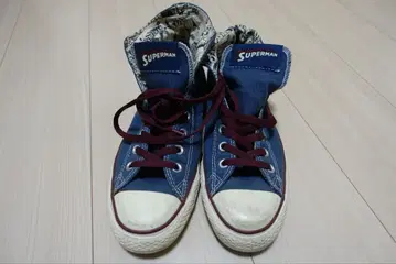 SUPERMAN 슈퍼맨 로고 하이컷 스니커즈