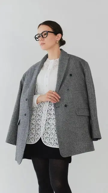 (미사용) 에코 울 트위드 자켓 38 [2025AW]