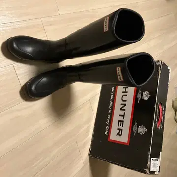 HUNTER 블랙 장화