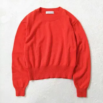 셀포드 울 캐시미어 니트 숏 기장 라운드넥 36