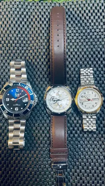 Seiko + ice watch+ Casio edifice