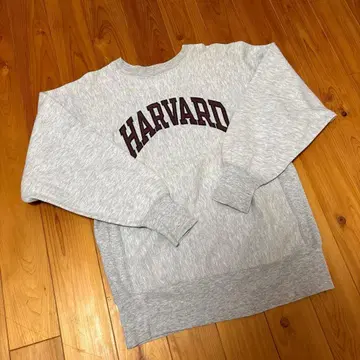 80s 챔피온 리버스 웨이브 프린트 USA제 HARVARD
