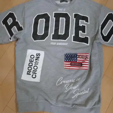 5114 로데오 크라운 RODEO CROWNS 그레이 맨투맨 F