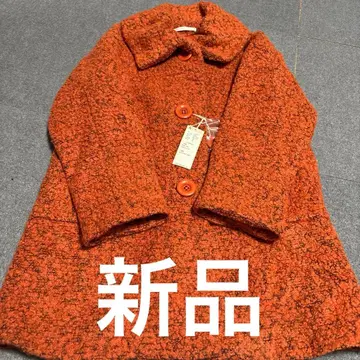 MACARTHUS 오렌지 코트 사이즈 38