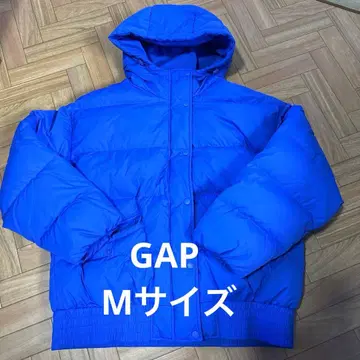 GAP 블루 다운 자켓 후드 부착 M 사이즈