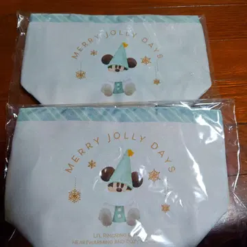 디즈니 크리스마스 2025 릴린린 수베니어 런치 케이스 2개