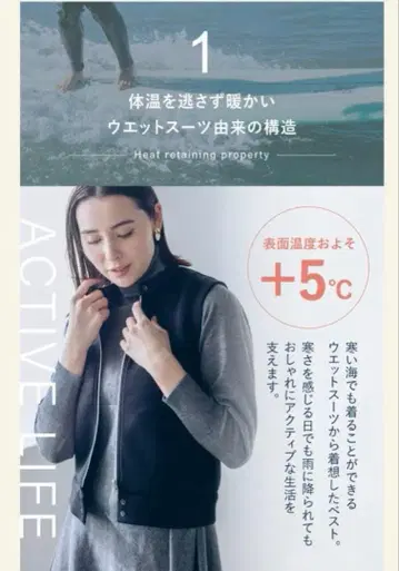 익일 배송 PLANET SURF 클래식 웜 베스트 M~L