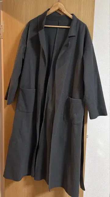 롱 코트 L 그레이