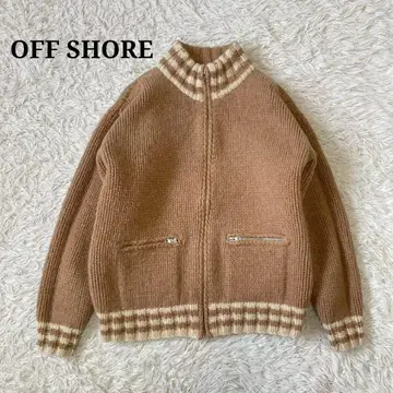 올드 OFF SHORE 오프쇼어 드라이버즈 니트 가디건