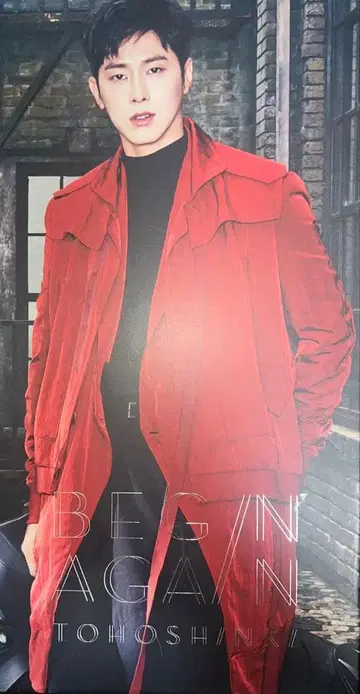 TOHOSHINKI BEGIN AGAIN 빨간색