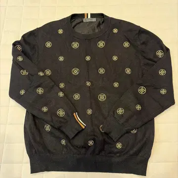 G/FORE 블랙 크루넥 스웨터