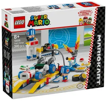 레고 슈퍼 마리오 마리오 카트 키노피오의 차고