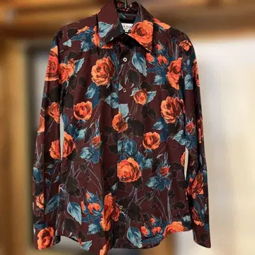 paul smith IMPORTED FABRIC 꽃무늬 플로럴 셔츠