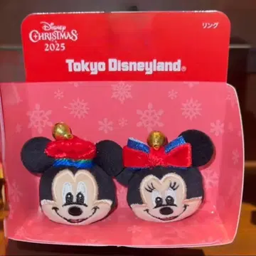 2개 도쿄 디즈니랜드 2025년 크리스마스 미키&미니 반지